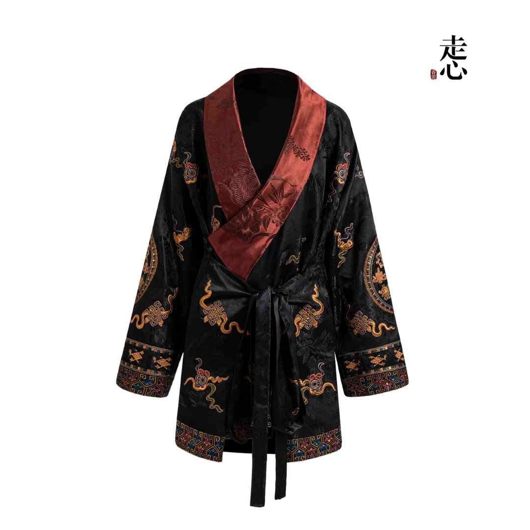 【香云走心】走心非遗八宝坛城系列 短藏袍外套24ZWT5030