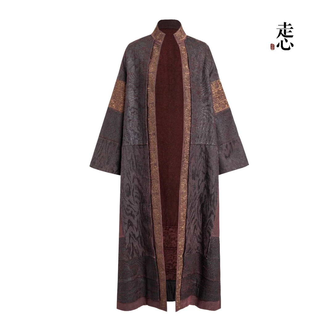 【香云走心】走心非遗满分柞桑蚕丝时尚刺绣 大衣24Z2274M