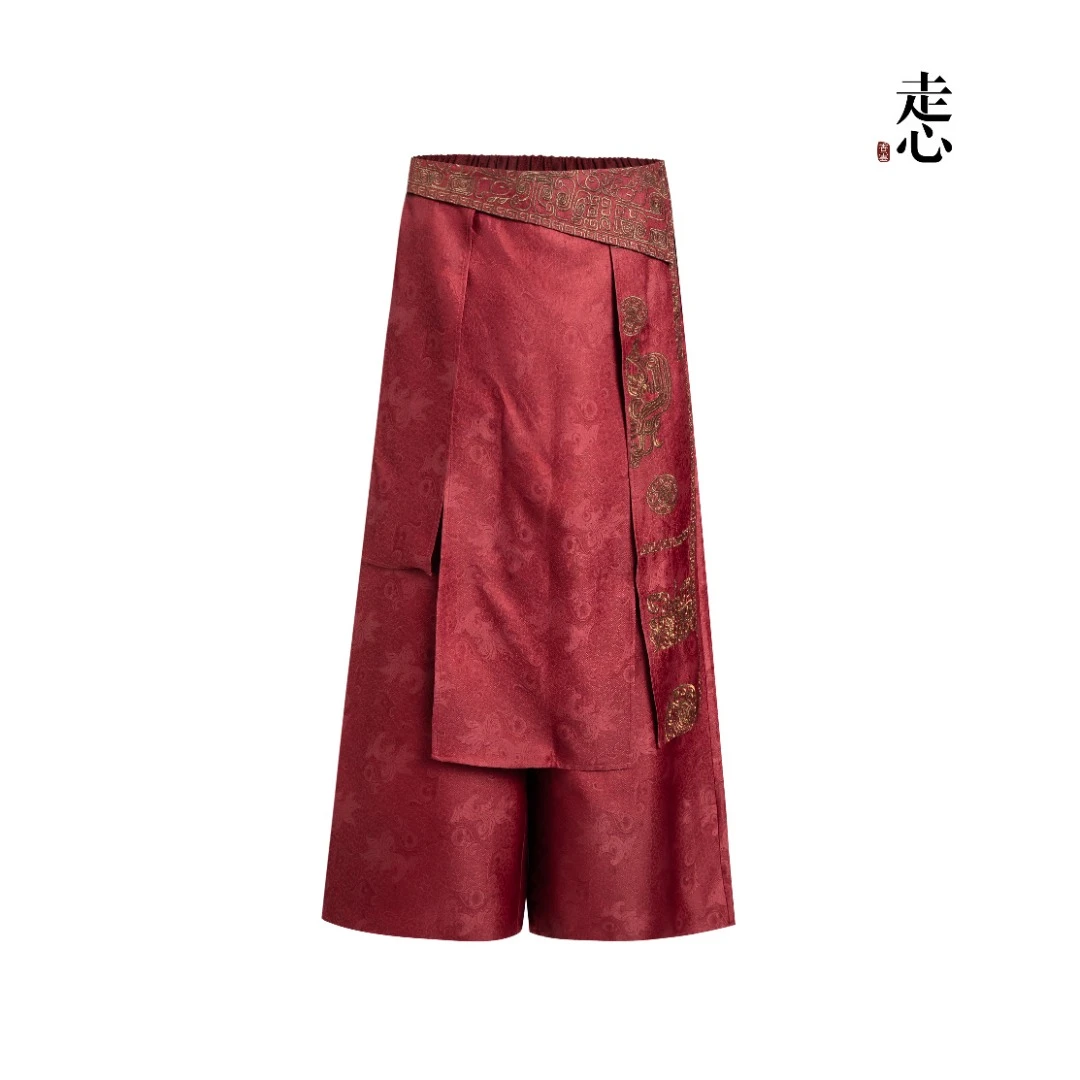 ❤❤【香云走心】走心非遗百搭时尚青铜系列 五片裤24ZWF52