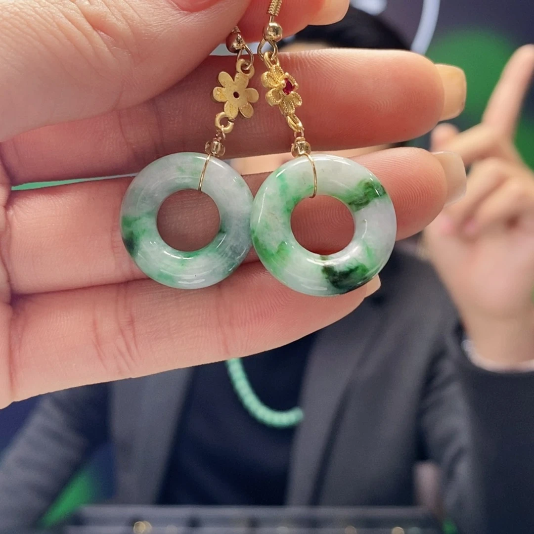 【闪购商品】翡翠耳饰未镶嵌多样性发货