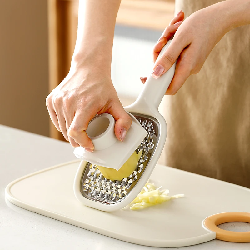 FaSoLa家用刨丝器不锈钢土豆萝卜黄瓜擦丝器粗细双面不伤手切丝