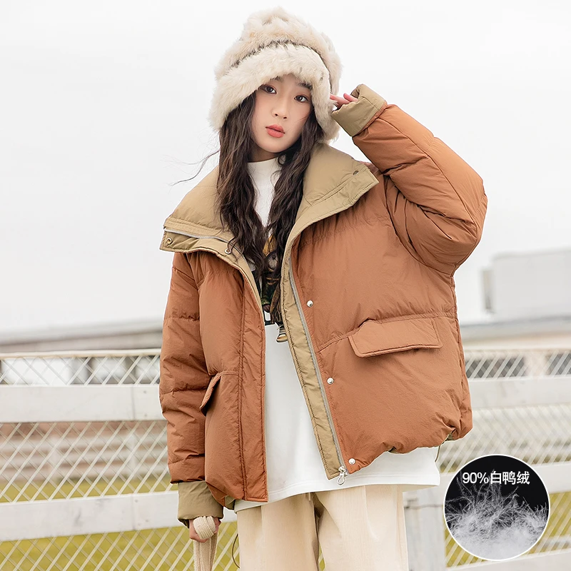 2388爆款儿童羽绒服女大童衣服女童加厚轻薄白鸭绒高档洋气童装潮