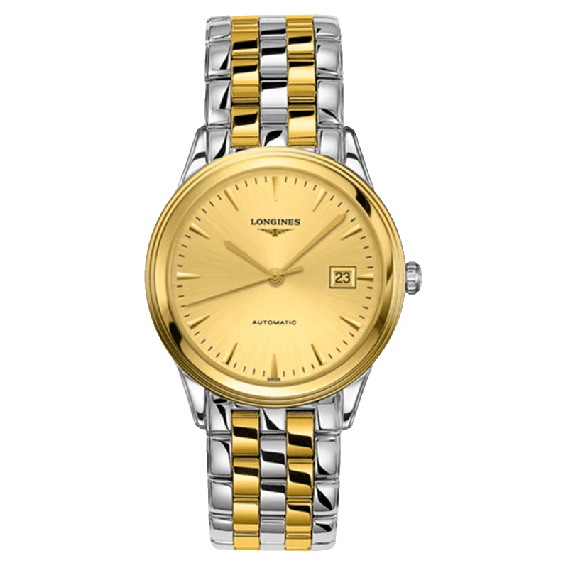 95新 Longines/浪琴 军旗/男士优雅机械表/38.5mm/全套/公价13100