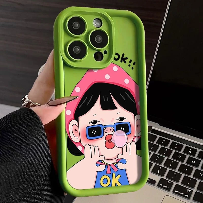 蓬松仙女手机壳可爱趣味苹果15新款iphone12搞怪硅胶壳全包防摔