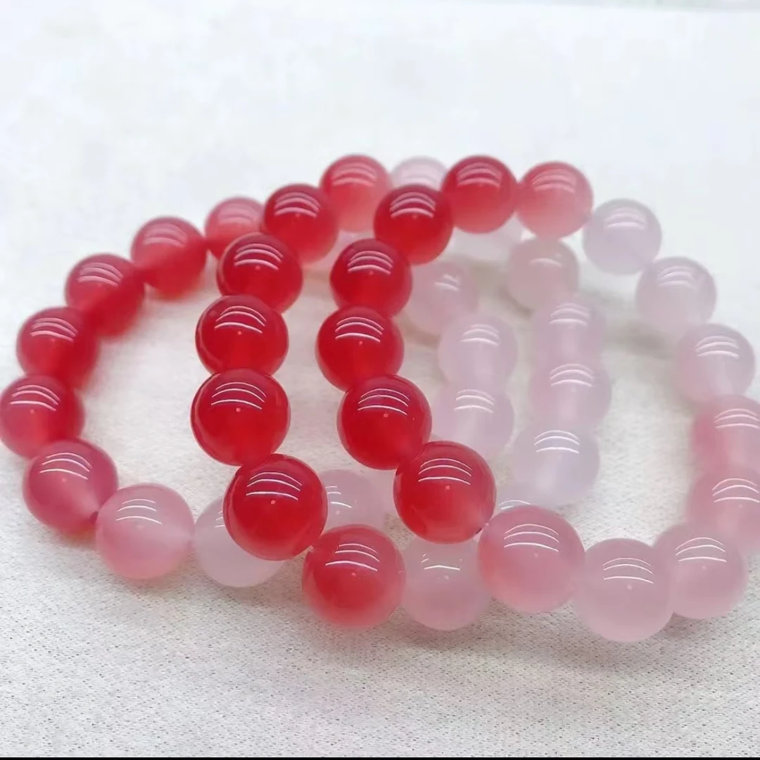 手链 云母紫外红温手串