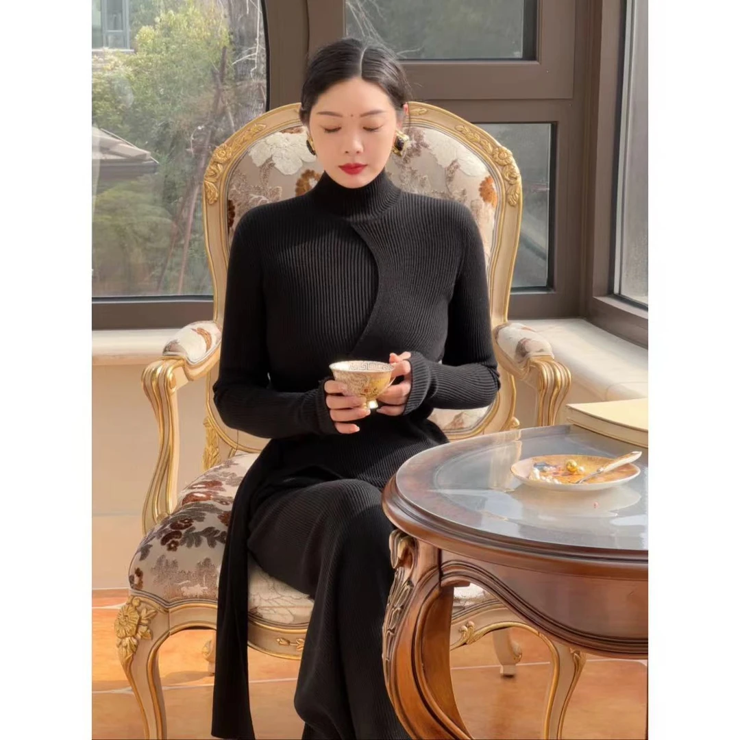 【 羊贵妃 】 秋冬上衣针织衫毛衣长袖时尚慵懒感百搭气质S6014
