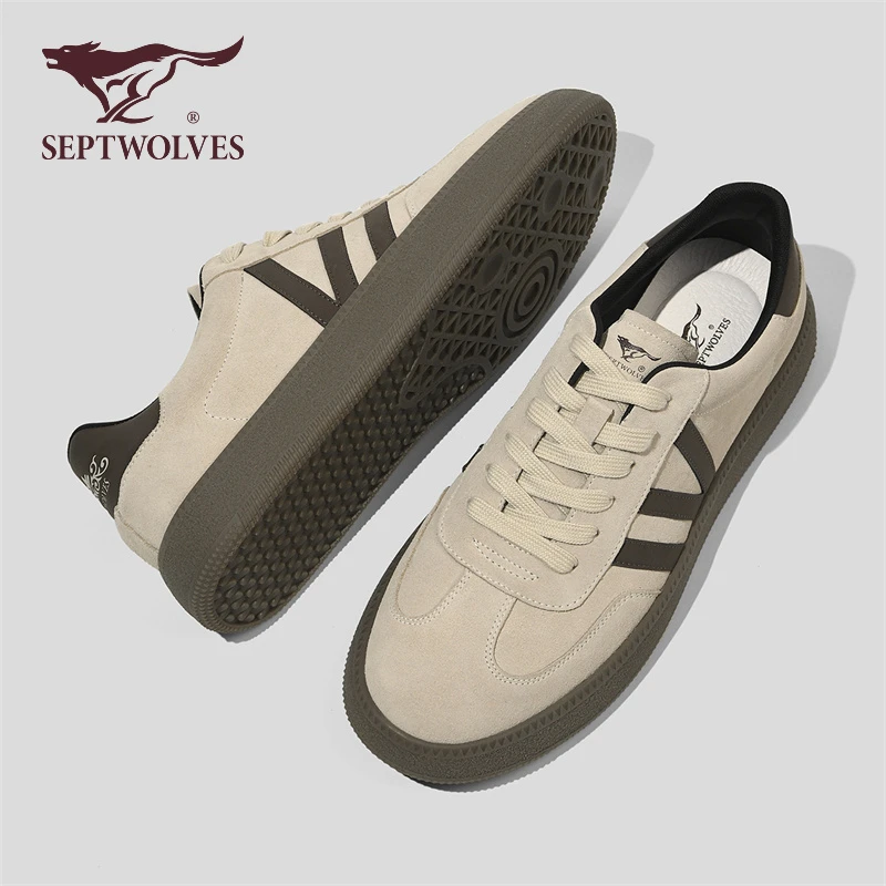 七匹狼男鞋2025秋季新款休闲运动鞋官方正品时尚潮鞋男士ins厚底