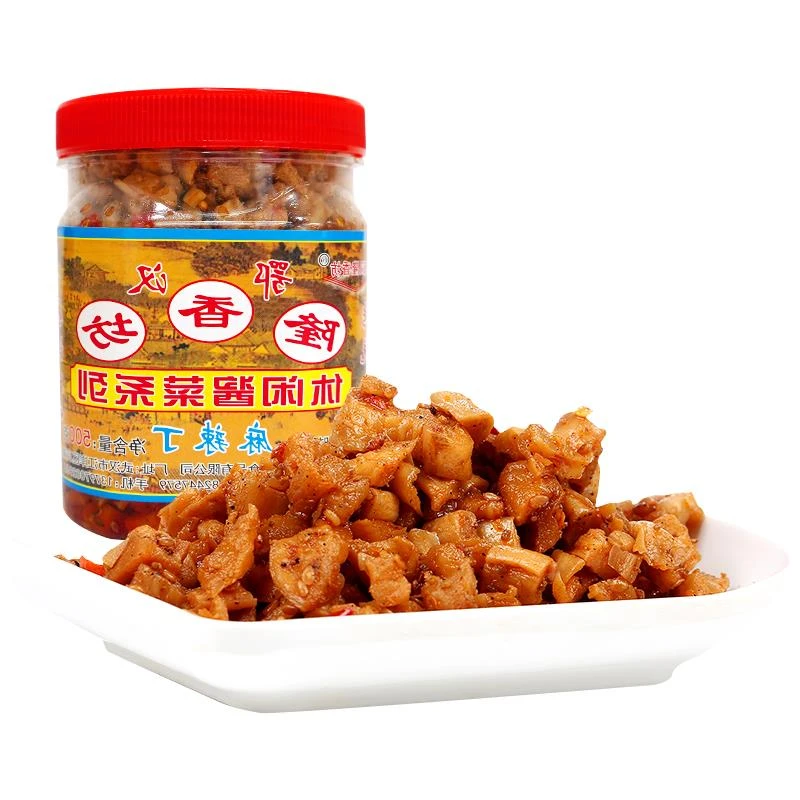 武汉隆香坊麻辣萝卜干下饭菜腌制酱菜咸菜黄瓜木瓜丝荞头榨菜笋0g