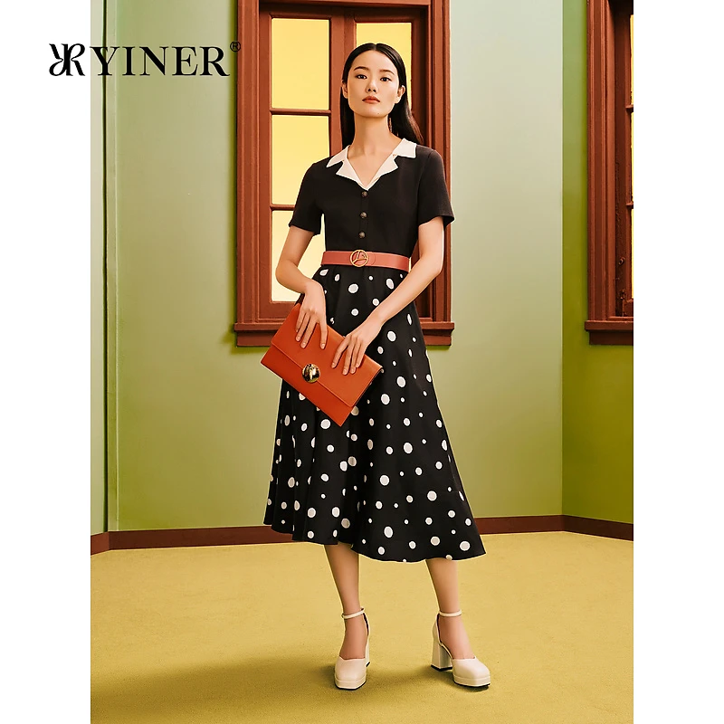 【晨粉专享价】YINER音儿女装毛织连衣裙8234206640