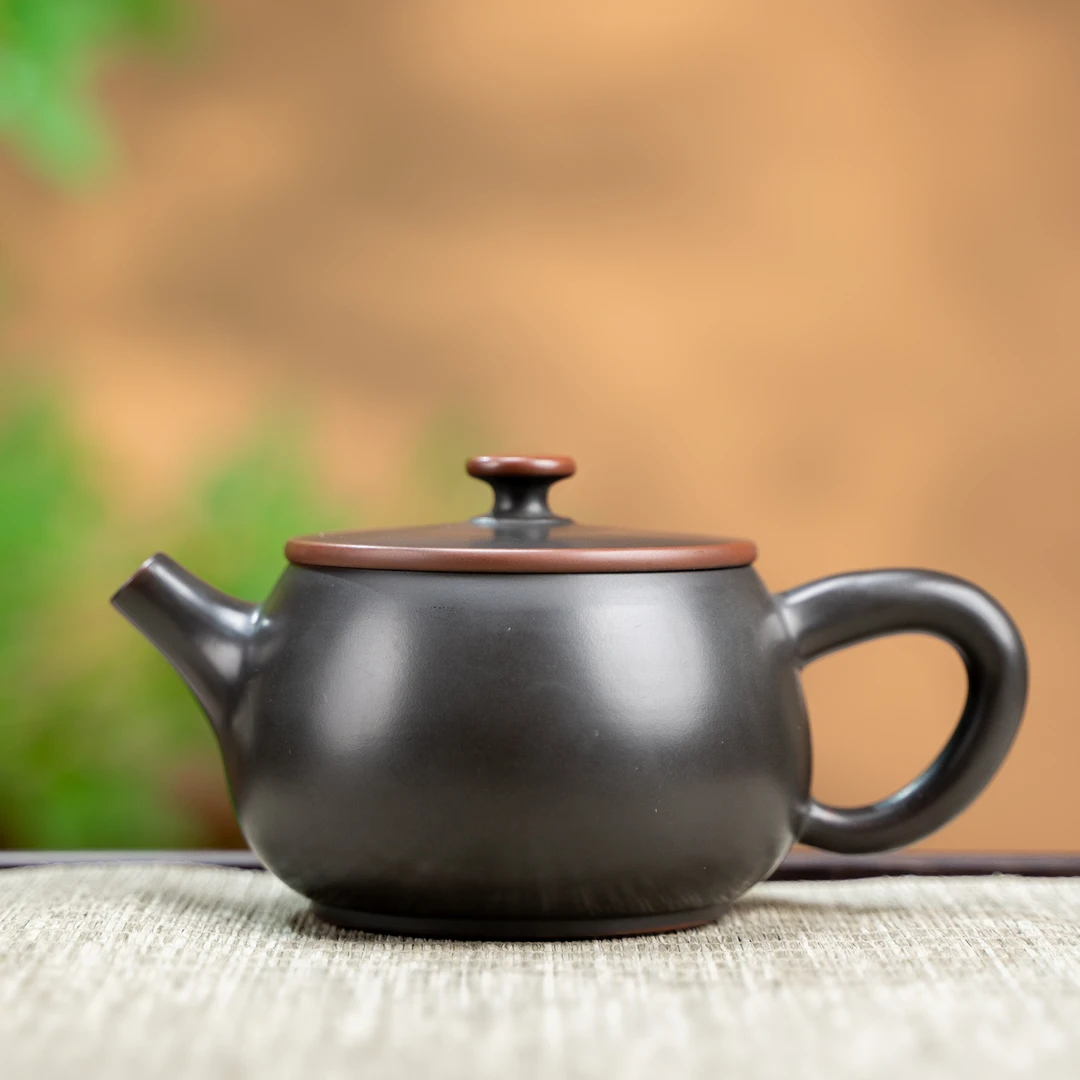汉瓦壶 坭兴陶壶 大口汉瓦 手工制作 原矿泥料  高端茶器