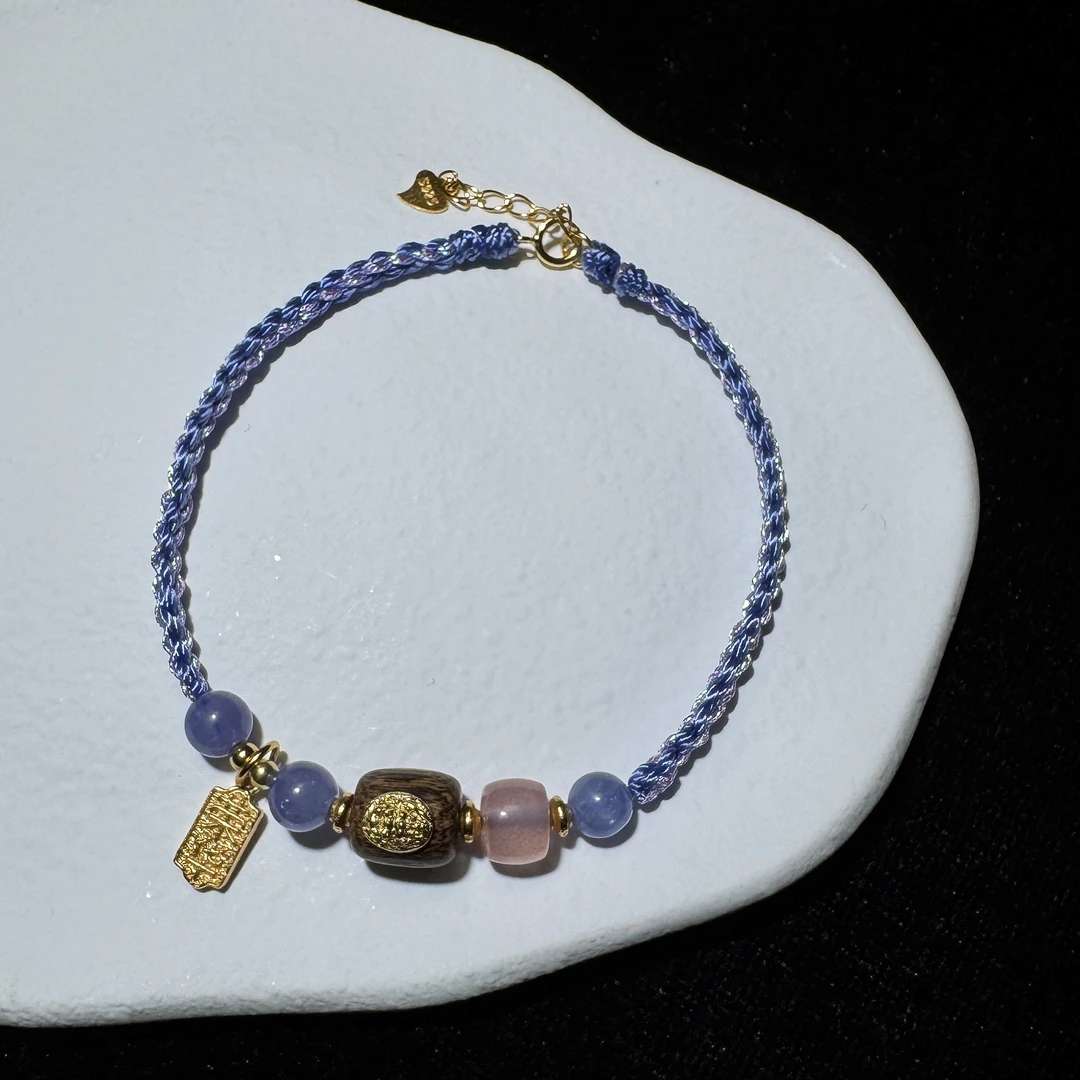 【升才】坦桑石手串（天然珠宝多样性发其一）