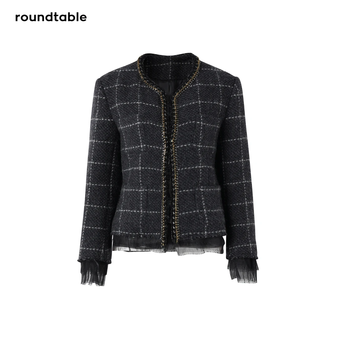 轻奢重工定制名媛小香风显瘦气质外套短款时尚百搭女士MFW4306251