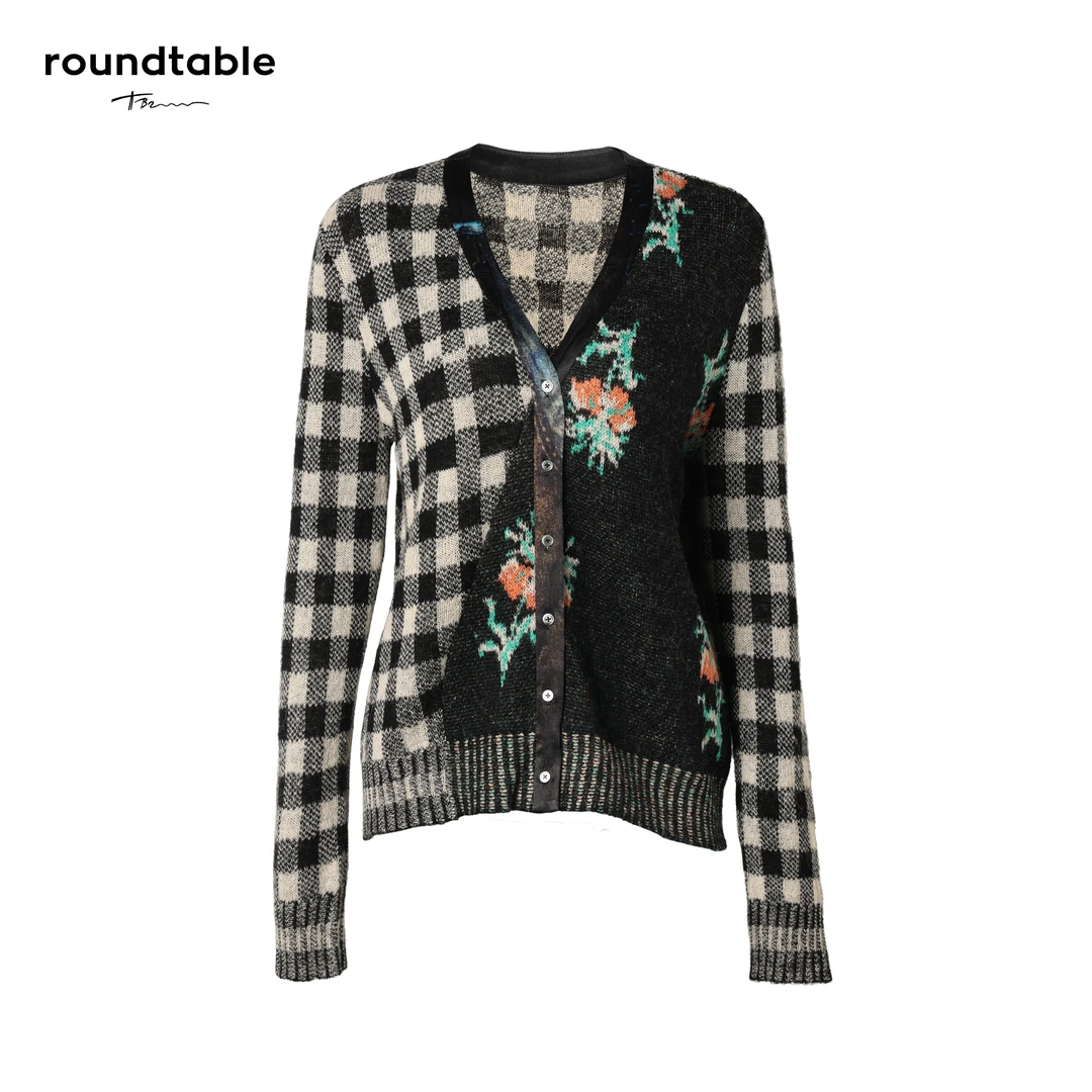 新款气质上衣轻奢百搭复古小香风设计师款长袖针织衫BEW7205606