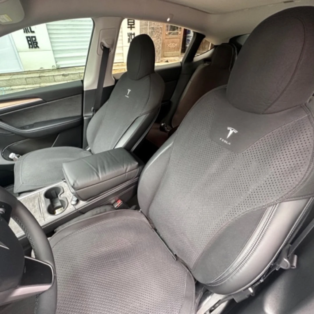 特斯拉MODELY/3专车专用座椅通风舒适坐垫改装清凉耐脏
