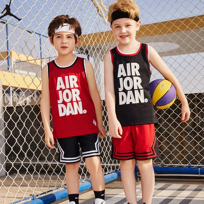 AIR JORDAN童装男童夏季速干透气篮球训练休闲背心 A436 7364