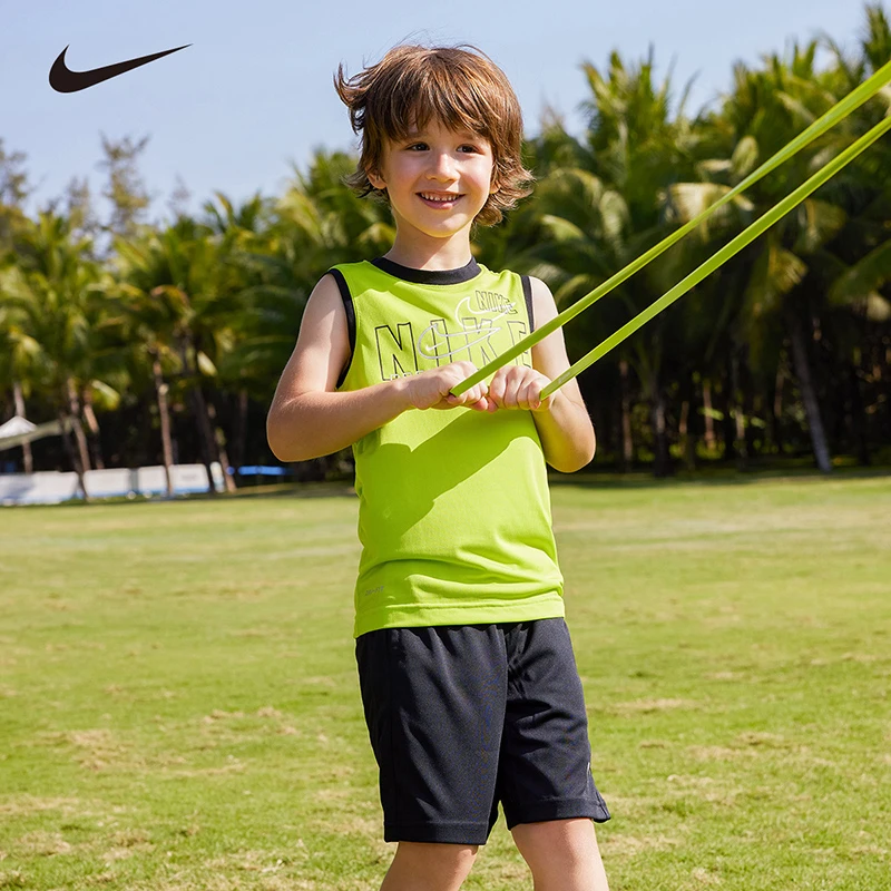 Nike耐克DRI速干专业运动训练夏季无袖透气小童背心NKB-D5-J577