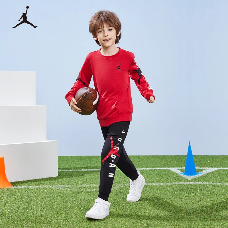 AIR JORDAN儿童男女童毛圈针织春秋长裤JDB-KN-5840