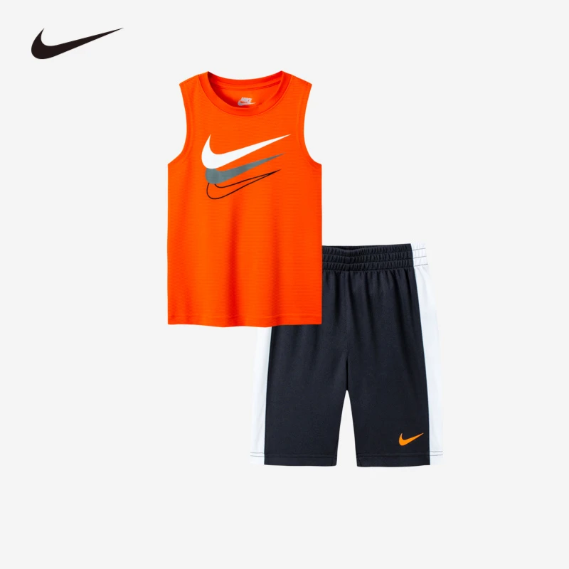 Nike/耐克童装男女童夏季球服运动背心套装NKB-MU-J686
