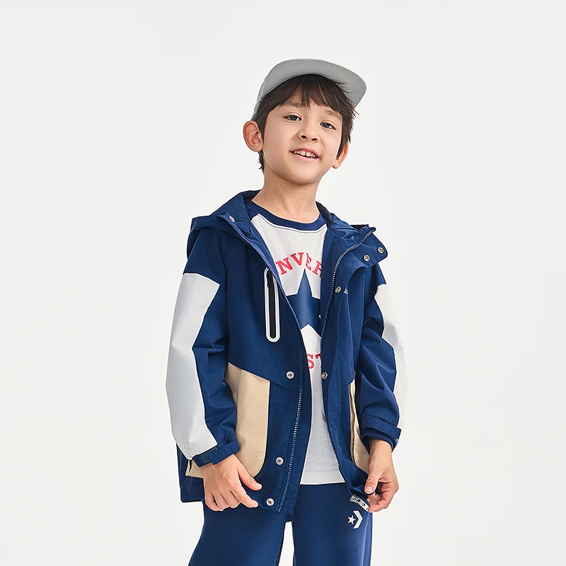 Converse匡威春季儿童男女童休闲连帽夹克CNVN-LO-H336