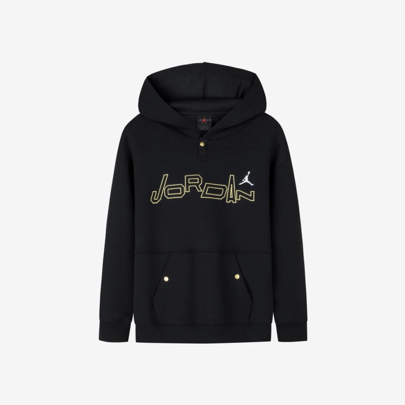 AIR JORDAN童装卫衣秋冬男童休闲舒适运动印花连帽卫衣C858