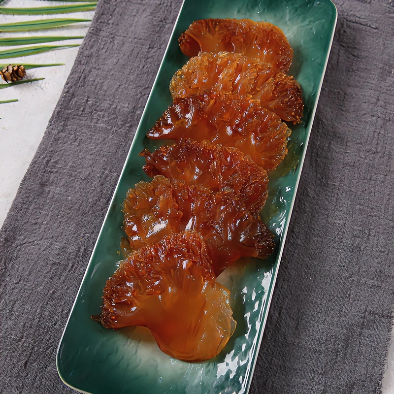 源聚哲舟山本地野生叶片水产新鲜海蜇6A级口感爽脆海蛰特产年货