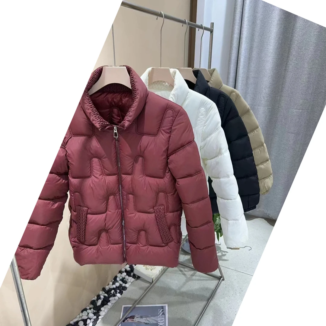 木禾家-立领麻花加厚洋气过冬棉袄  88