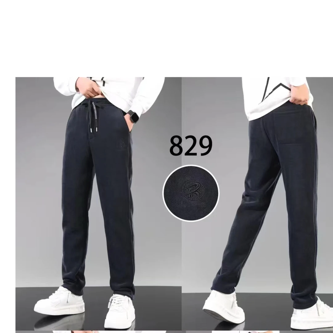 木禾-（珠地直口）男生春款珠地休闲直口裤 829