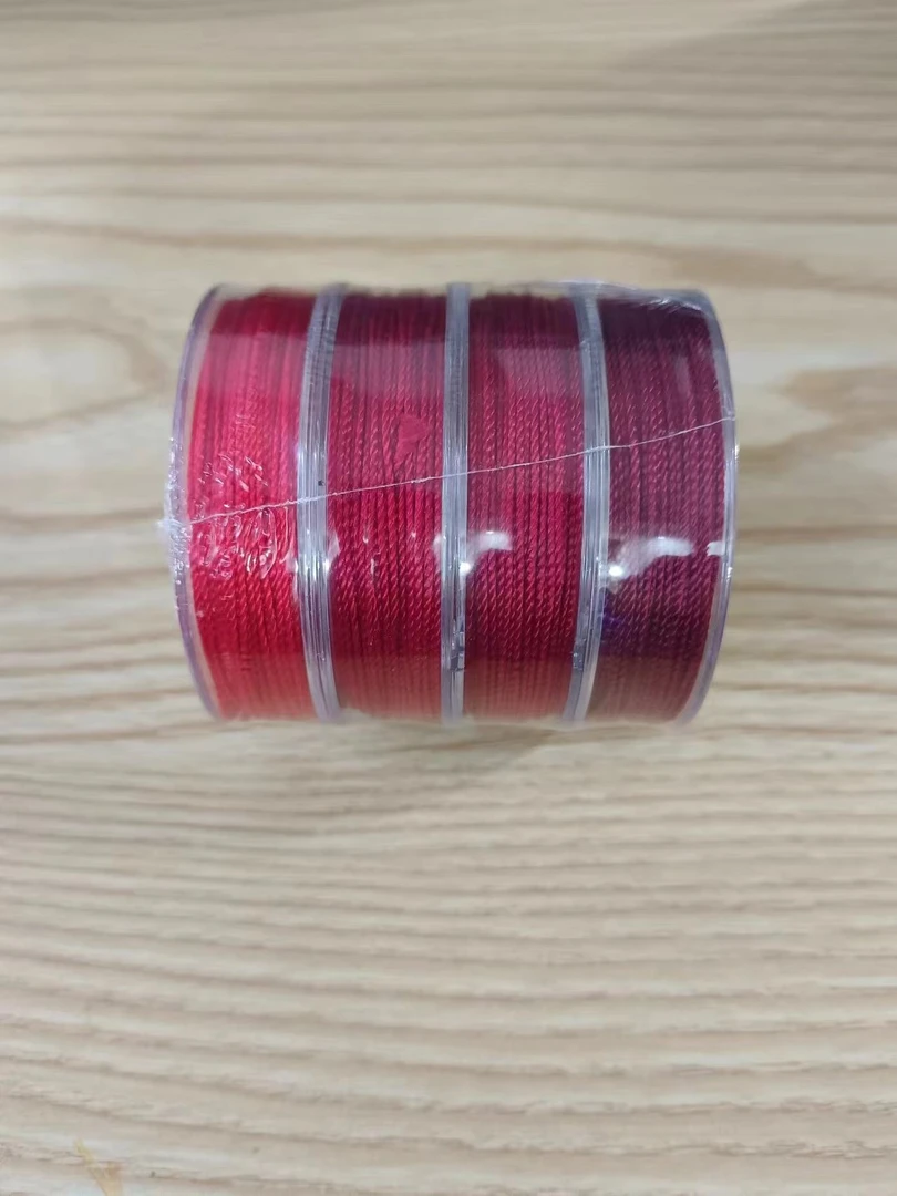 股线手工编织12股编绳绕线手链手绳diy材料包莫兰迪色绳子涤纶线