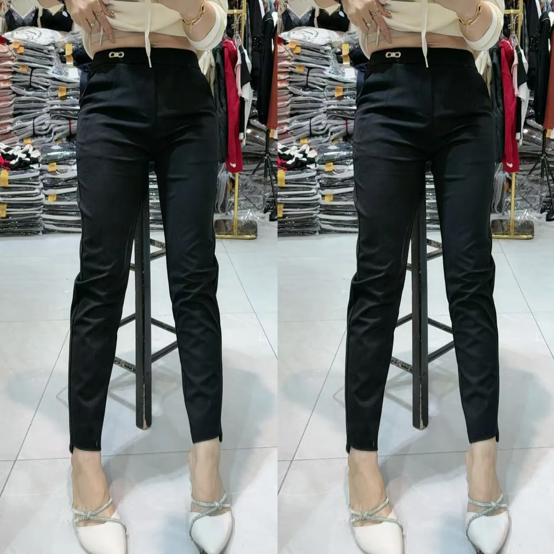 新款加厚显瘦高弹力百搭西裤3032