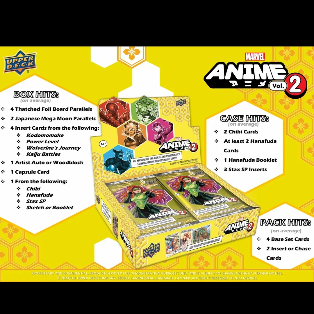 UD漫威ANIME Vol.2桃桃子第二弹收藏卡盒（同意代拆）