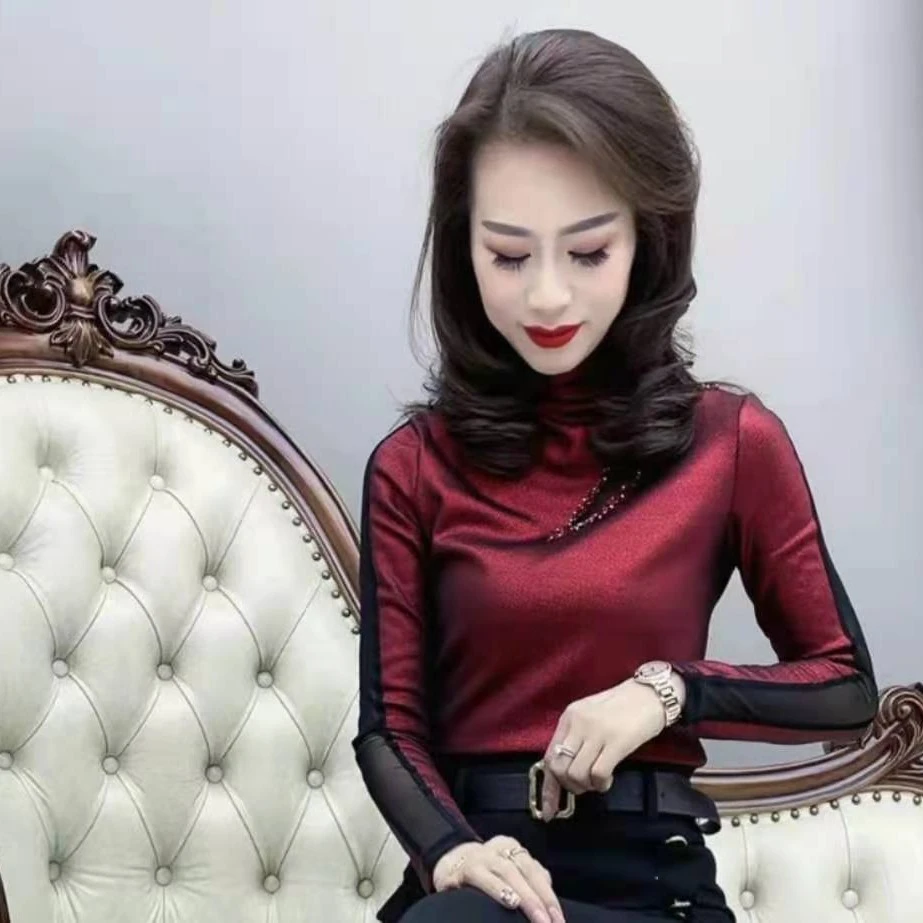 晗姐服饰 百搭单件加绒小衫 8102