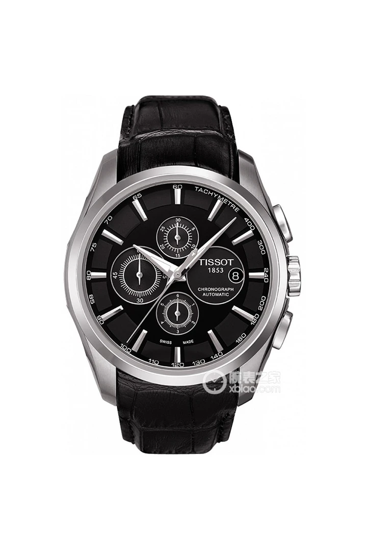 95新 Tissot/天梭 名奢/天梭库图皮带计时/表径43/公价7000