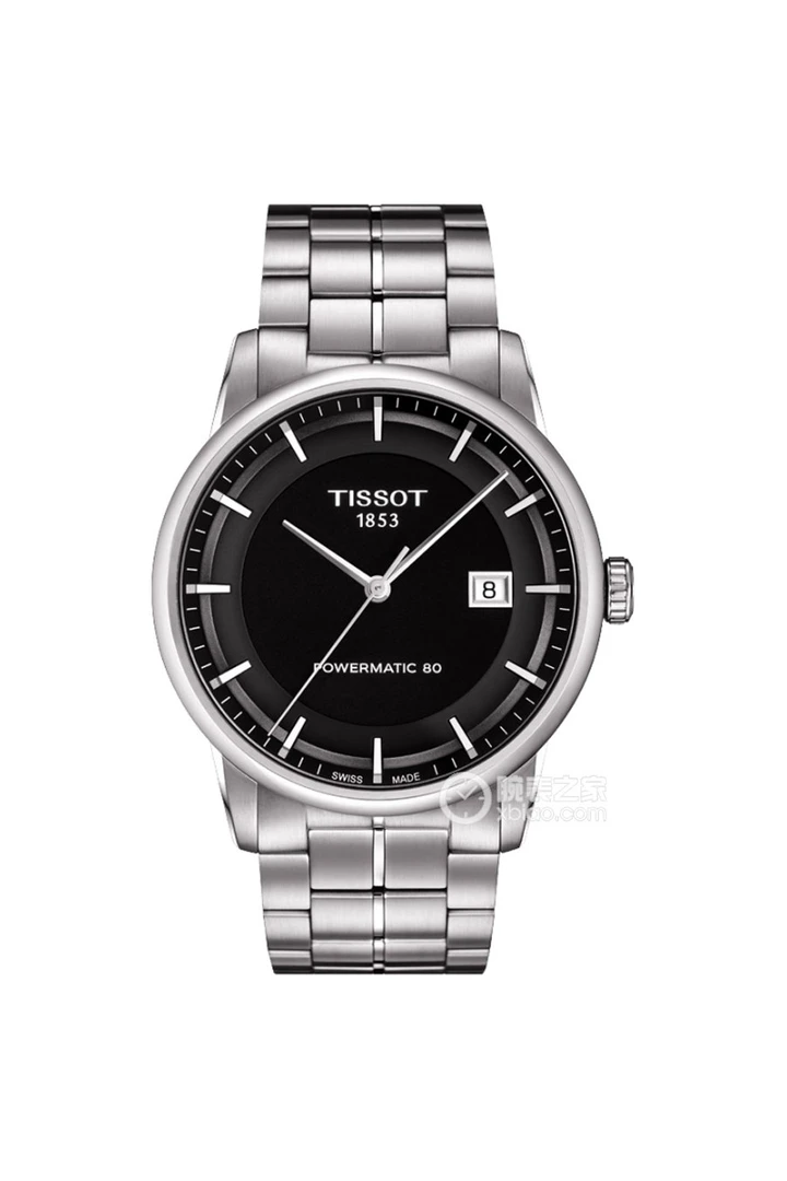 95新 Tissot/天梭 名奢/天梭豪致钢带黑盘/表径41/公价5900