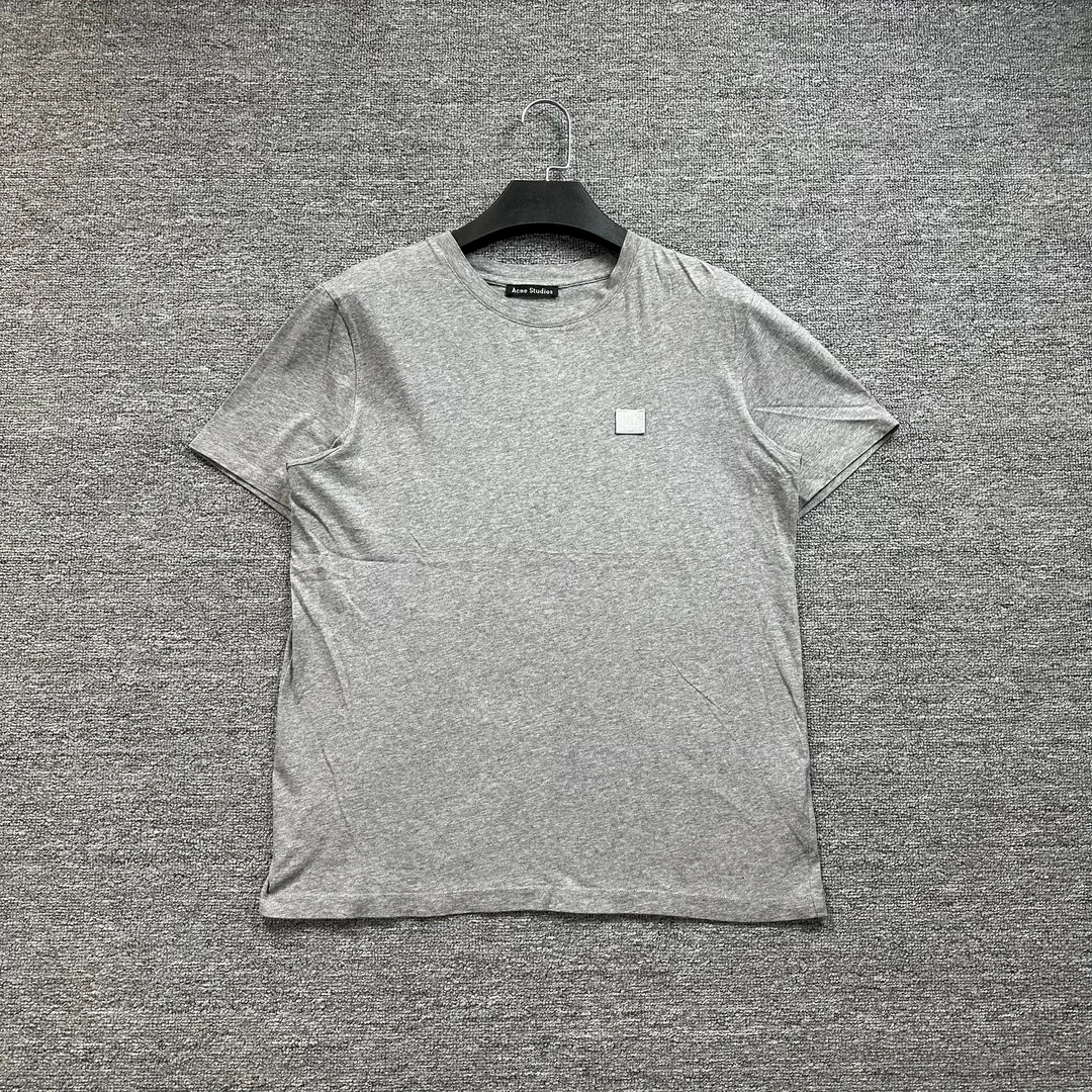 99新 AcneStudios 灰色笑脸短袖/S码