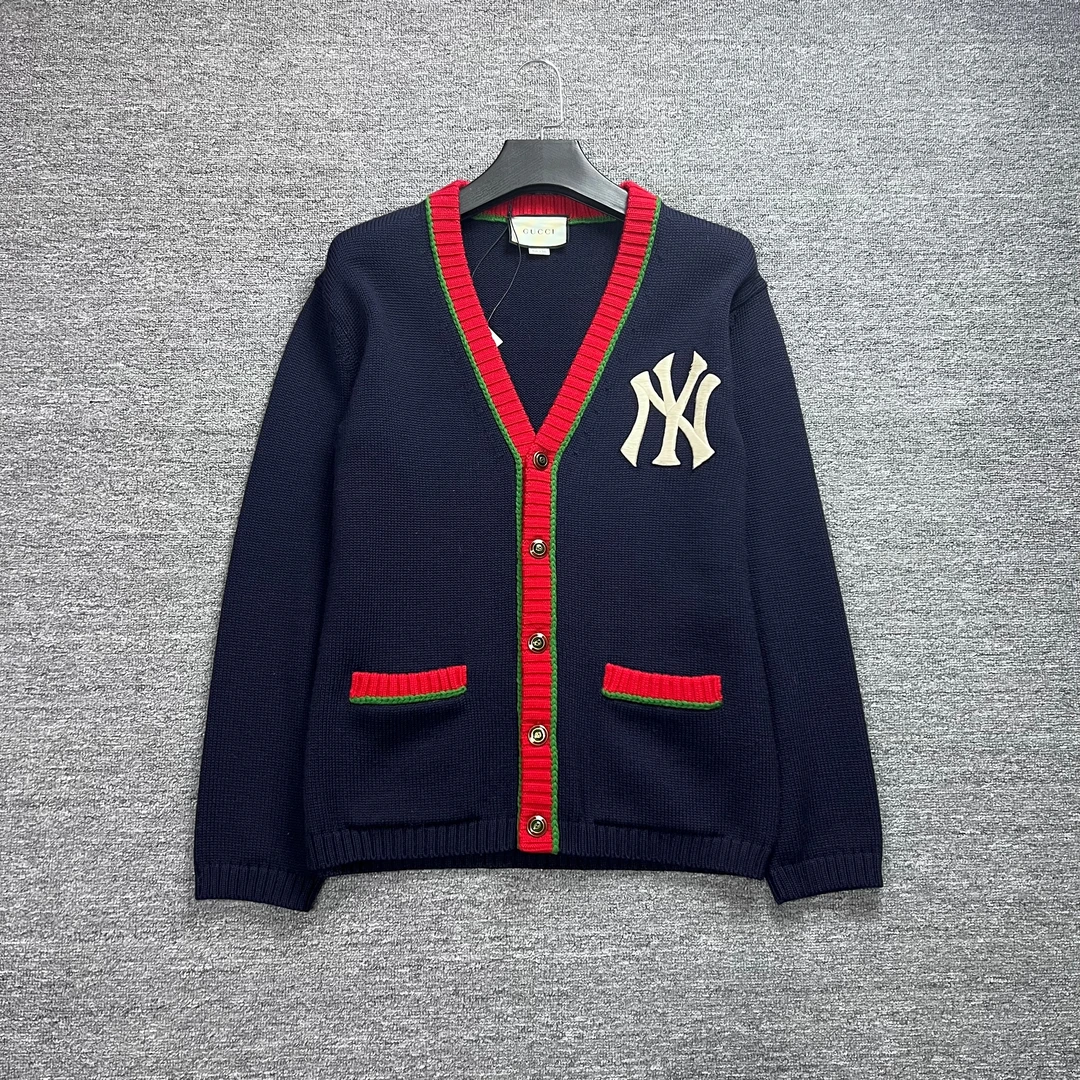 Gucci*MLB毛衣开衫/S/99新