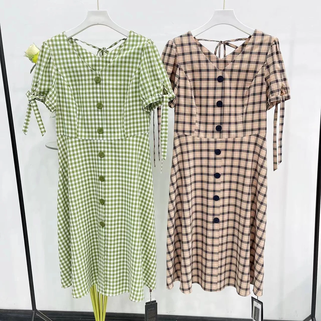 【Z832】2024新款时尚修身高端气质洋气连衣裙【直播间实物为准】