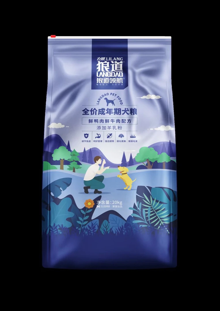 40斤狼道领航成犬鲜鸭肉鲜牛肉配方