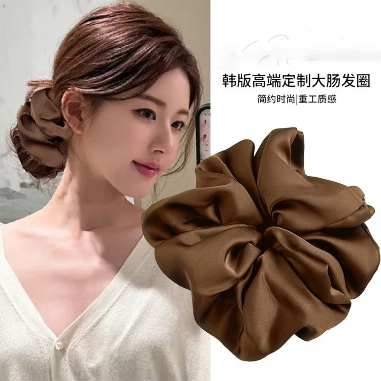 超大大肠发圈扎头发女秋冬2024新款特大号头花高级感头饰头绳发饰