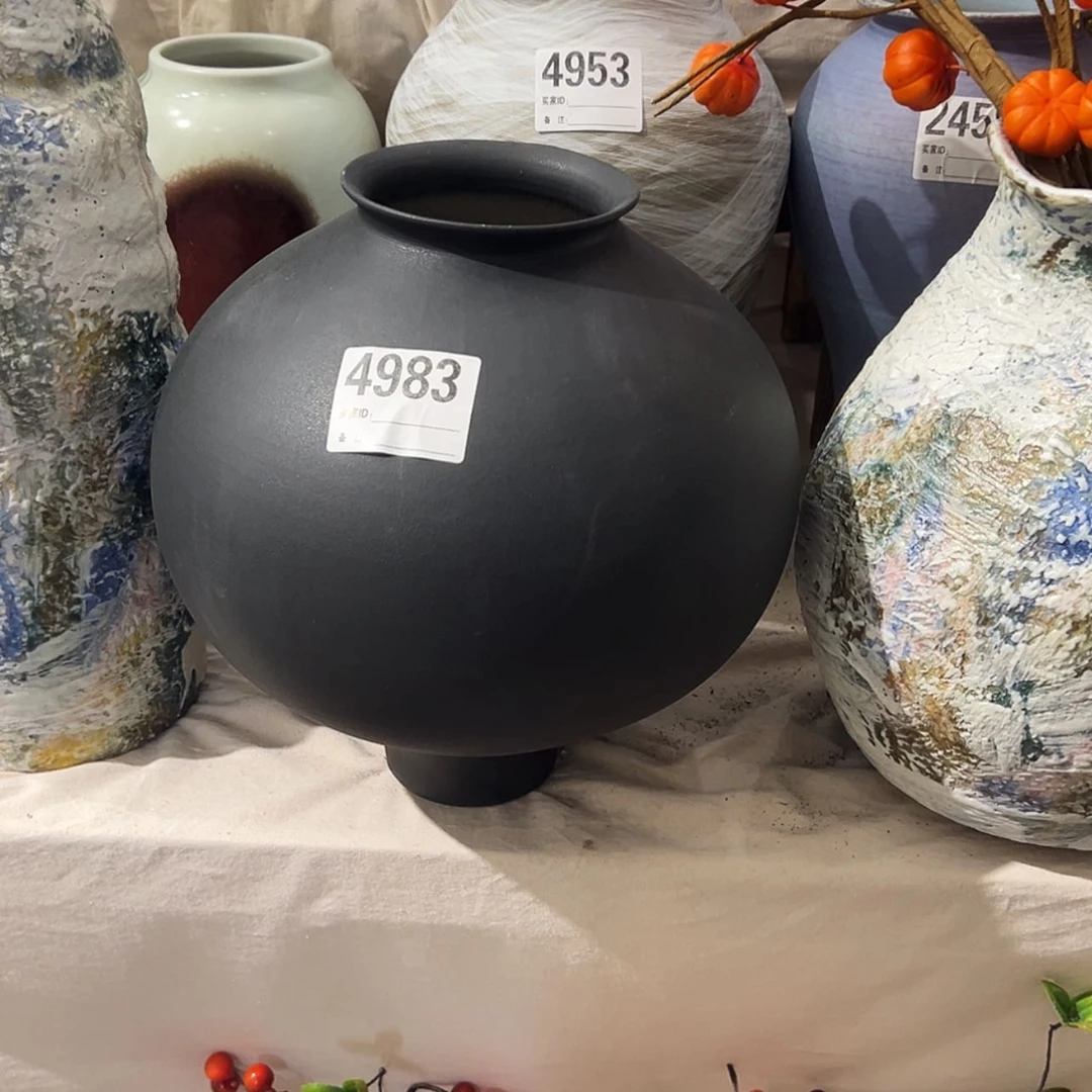 【闪购商品】瓶4983高27口9陶瓷花瓶无孔