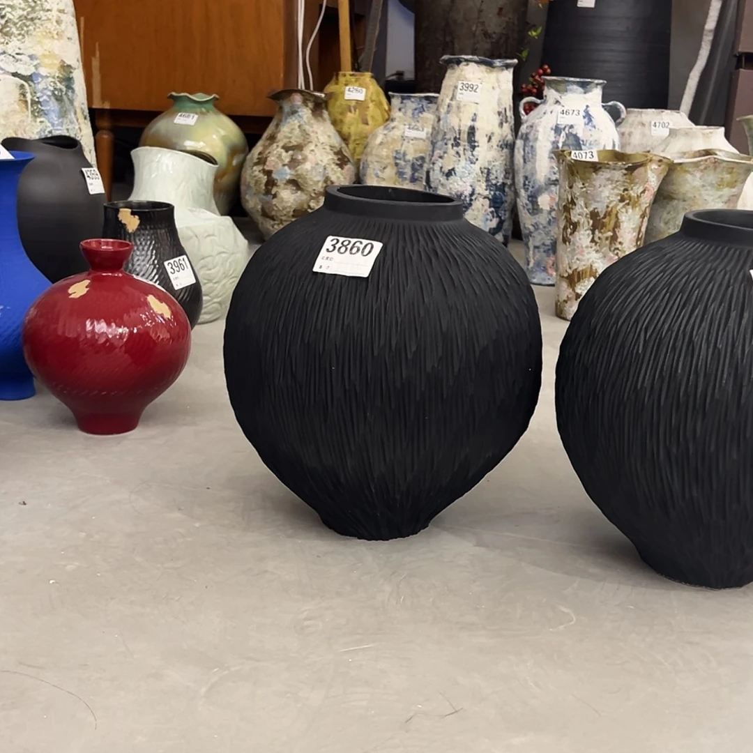 【闪购商品】瓶妍3860高33口11陶瓷花瓶无孔