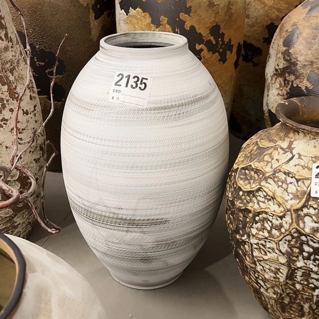 【闪购商品】瓶2135高39口10陶瓷花瓶无孔