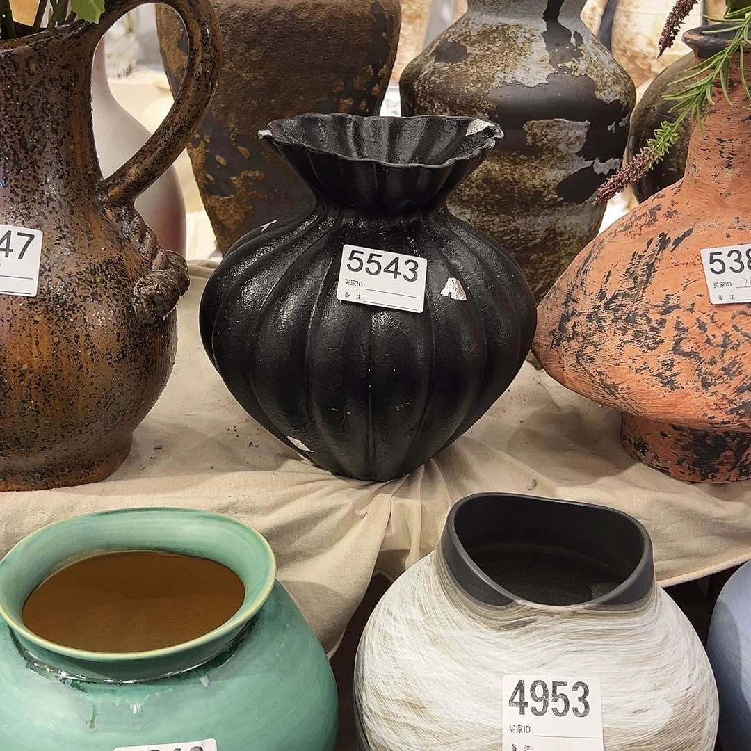 瓶罗****?5543高22-23口7陶瓷花瓶无孔