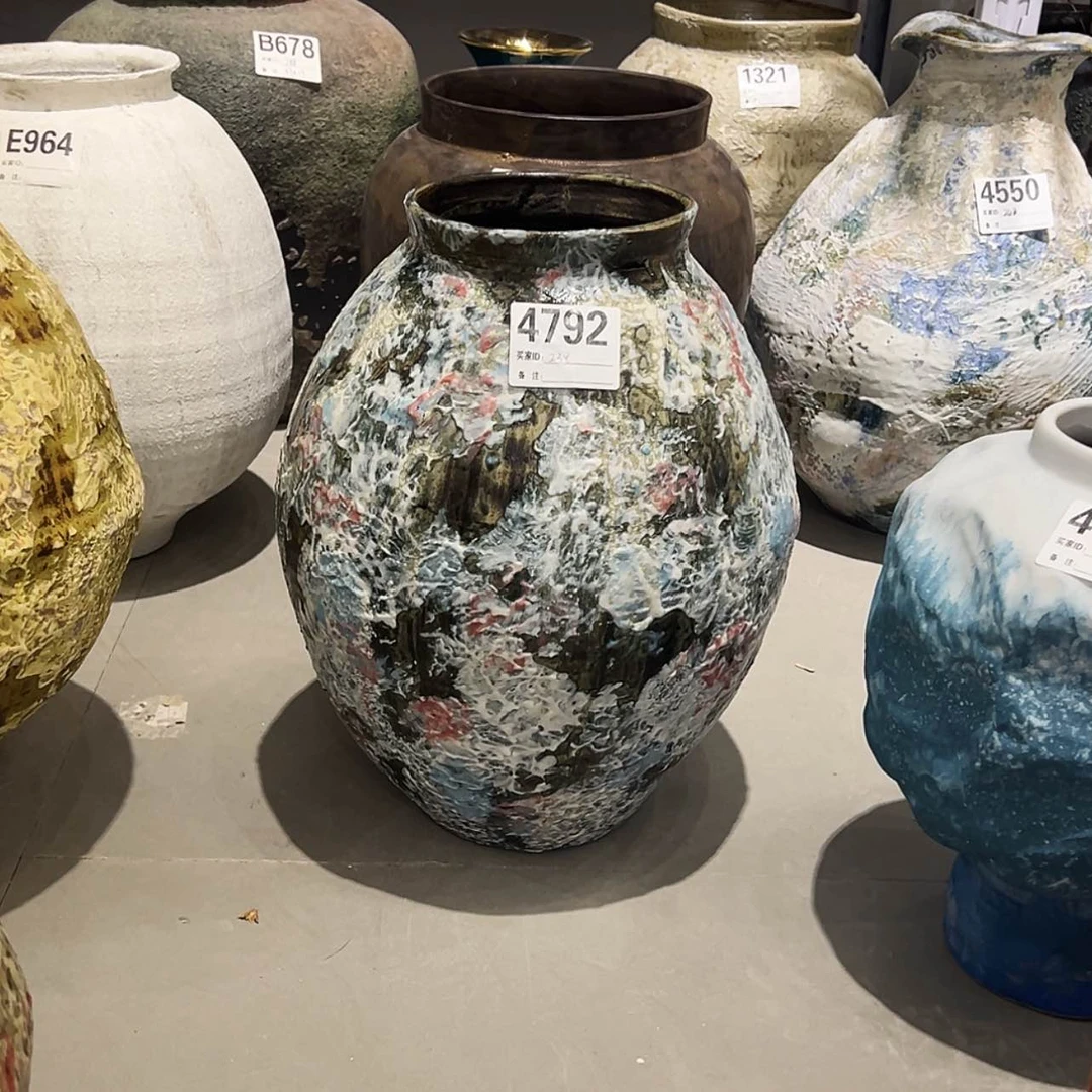 【闪购商品】瓶4792高35口13陶瓷花瓶无孔