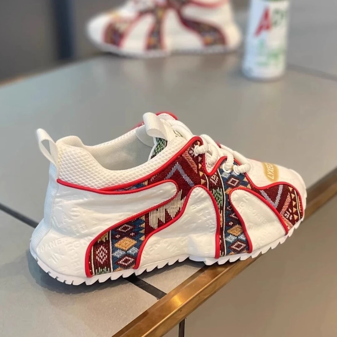 阿甘潮男鞋2025年新款民族风布面透气低帮舒适百搭网红爆款休闲鞋