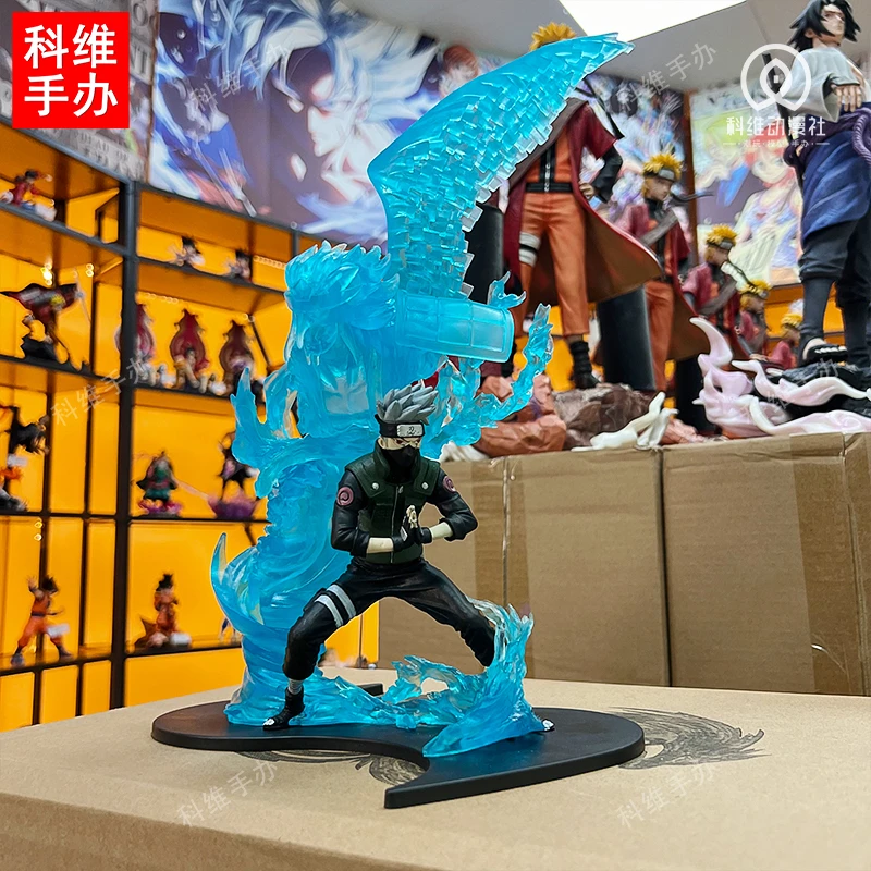 【科维潮玩】火焰卡卡西33.5CM火影忍者潮玩模型GK手办摆件现货直发