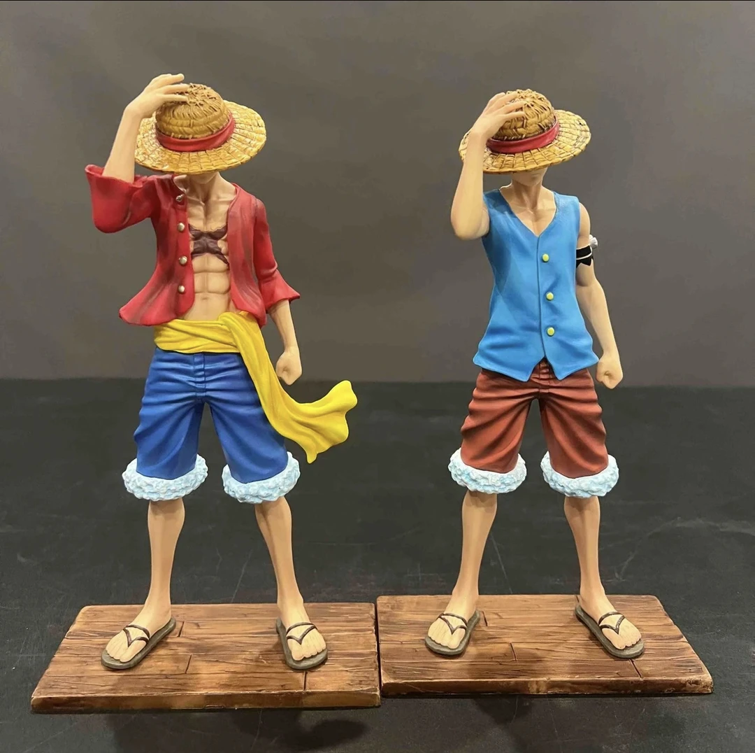 【科维潮玩】S+全喷油顶配C2路飞两年前+两年后套装23cm-全款现货
