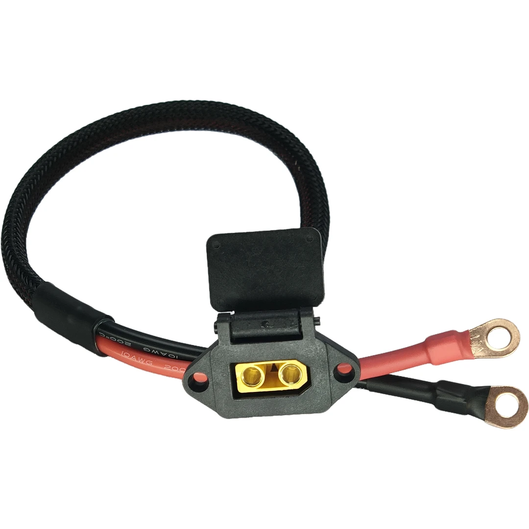 XT90母头品字口带铜鼻子XT90插头XT90小牛九号充电口改装XT90公口