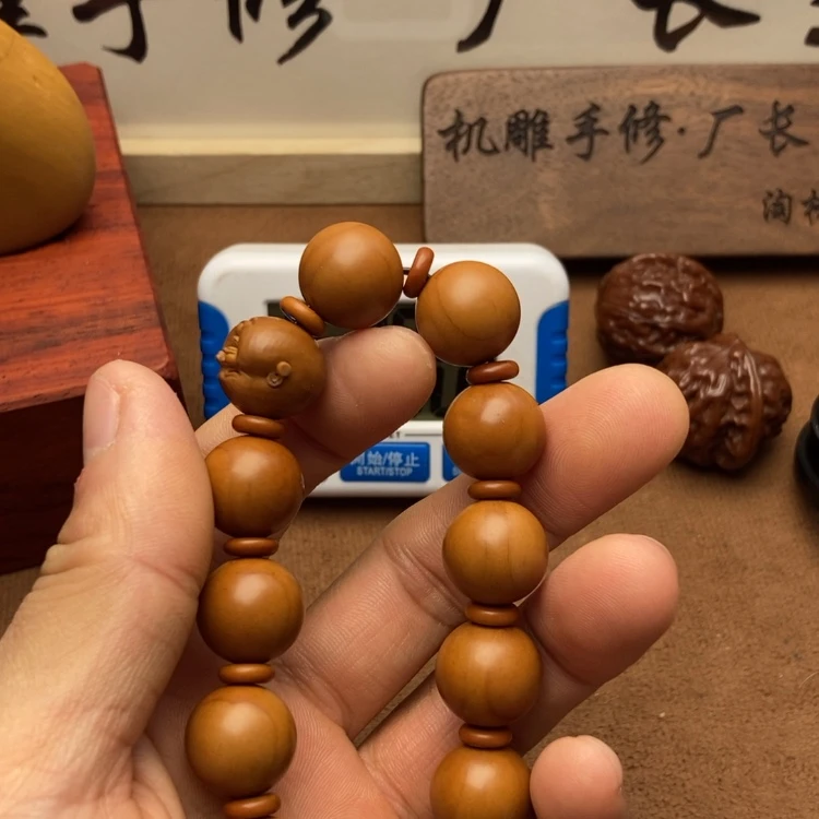 【闪购商品】橄榄核核雕@***长光珠