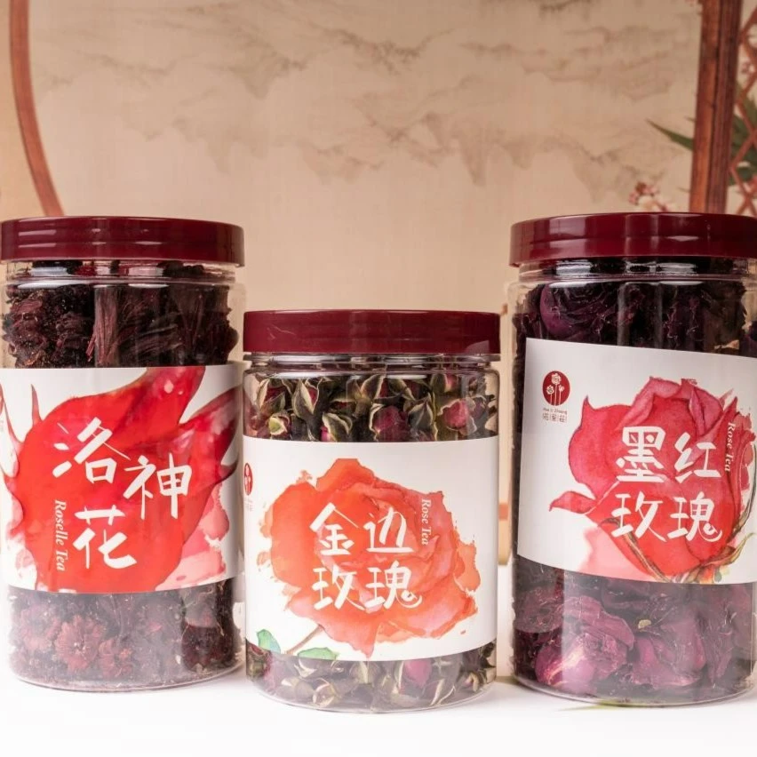 花里莊女神花茶系列玫瑰花茶洛神花茶