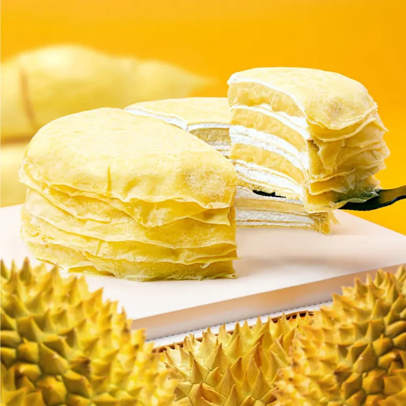 现【坏单包赔】动物奶油蛋糕包邮6英寸榴莲蛋糕千层蛋糕 4 层500g